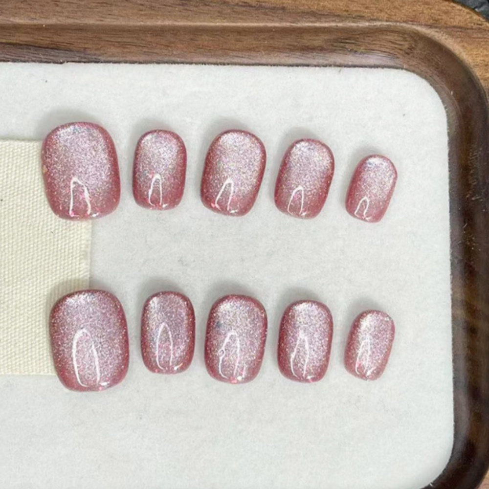 10枚入りウェアラブルサマーハンドメイドプレスオンネイルセッ - Nail Art Emerald のレビューと価格