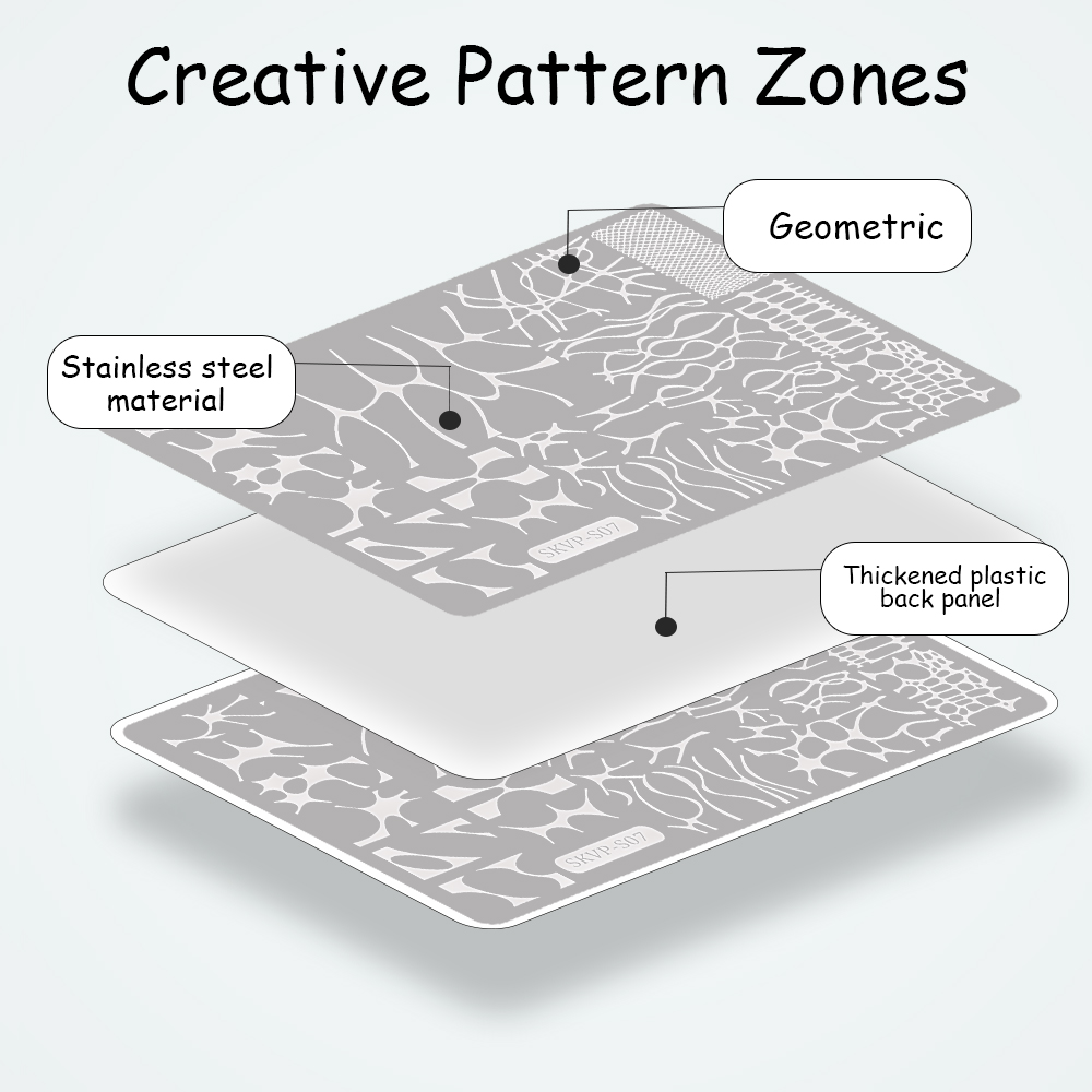 ネイルスタンピングプレート ゴシックスタイル、ゴシック数字、 - Nail Stamping Plate のレビューと価格