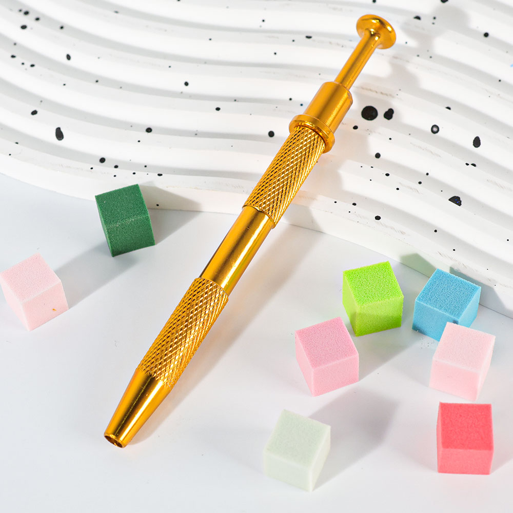 ネイルスタンピングプレート、スポンジパフ付きアルミ合金4爪マ - Nail Stamping Plate のレビューと価格
