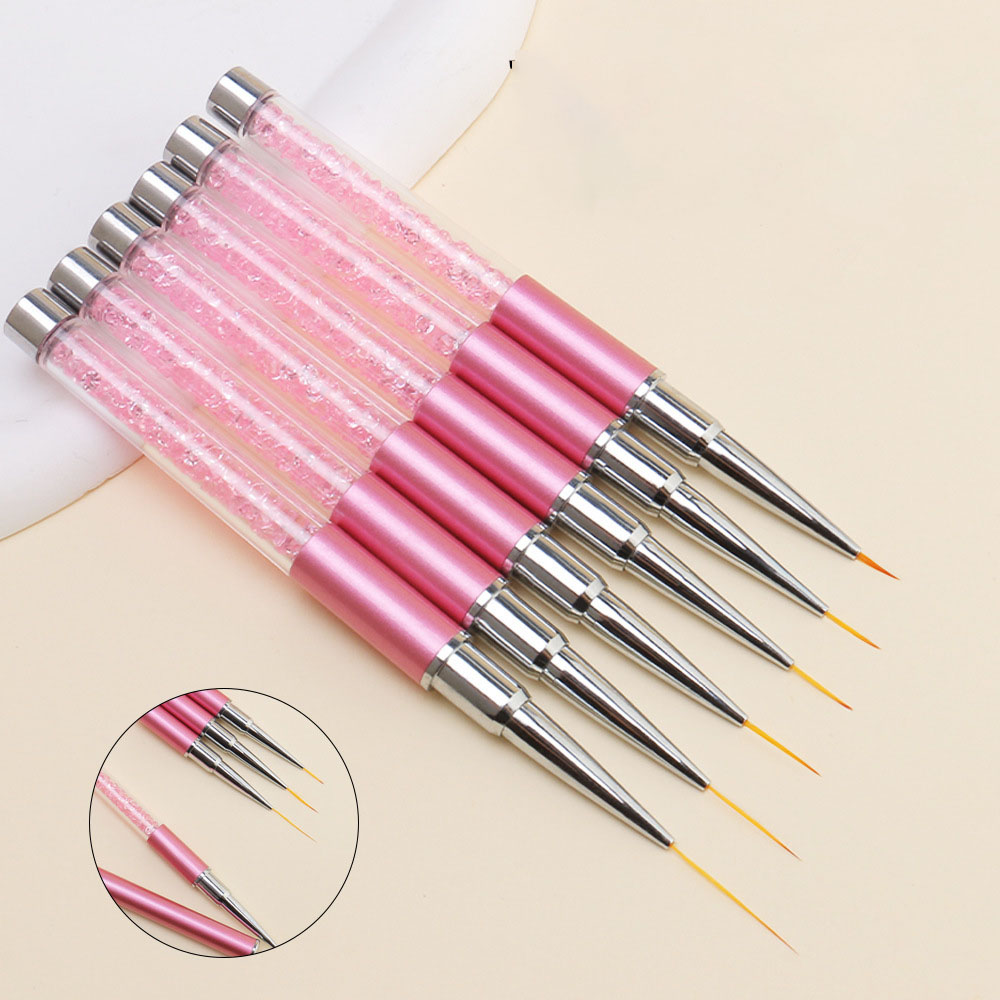 6本セット アクリル製 フレンチストライプ ネイルアート ラ - Nail Art Rame のレビューと価格