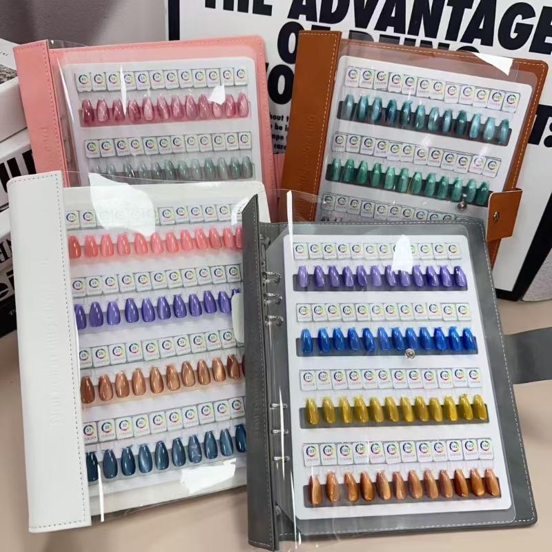 48/96/144/192色 マグネット式ネイルチップ見本帳 - Nail Art Rame のレビューと価格