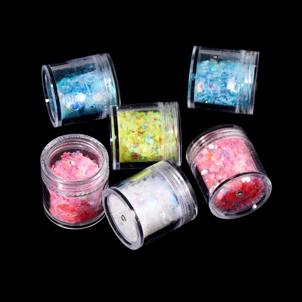 エポキシ樹脂充填,10ml/ボックス,カラーグリッター,日曜 - Nail Art Emerald のレビューと価格