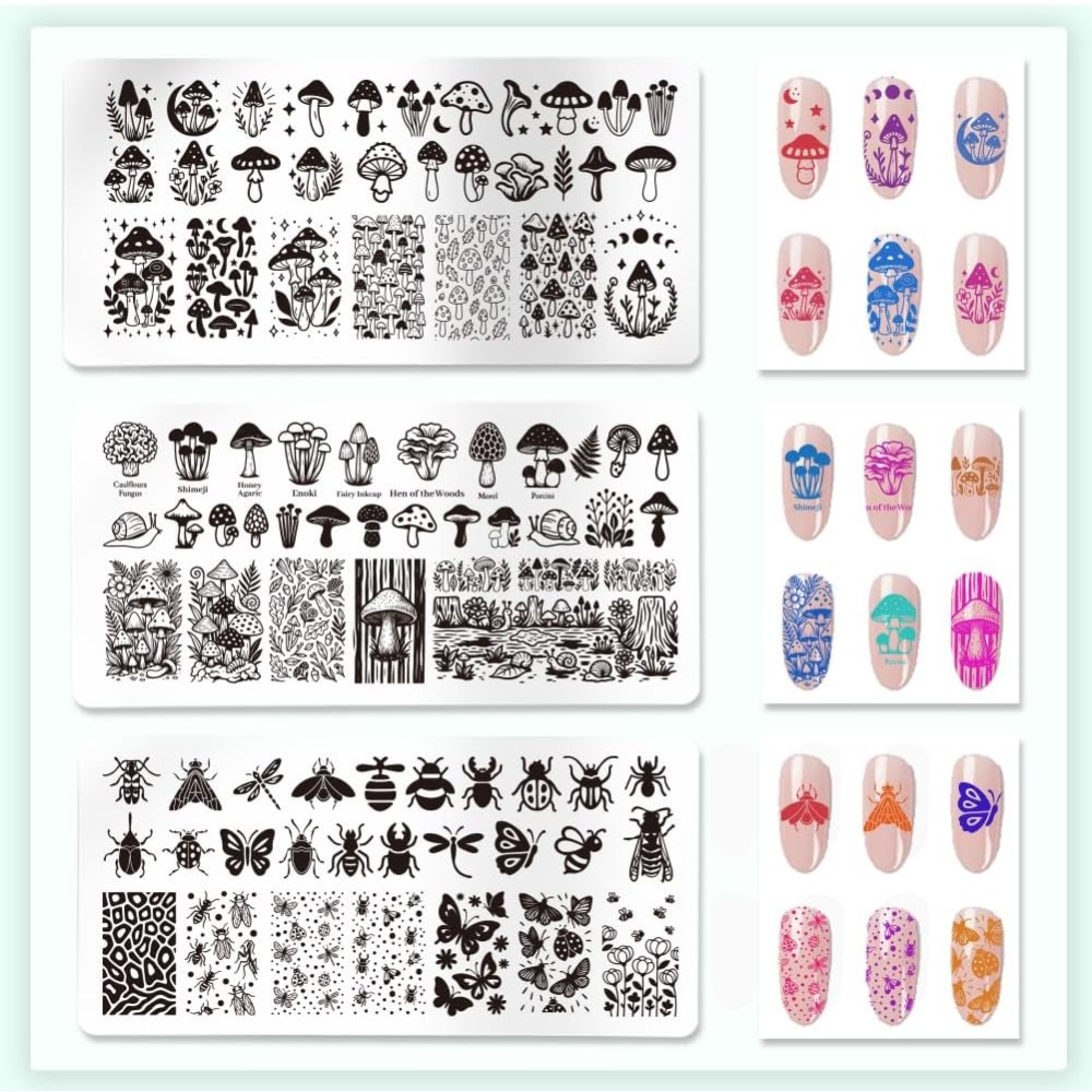 ステンレス鋼 DIY ネイルアートテンプレート テンプレート - Nail Stamping Plate のレビューと価格