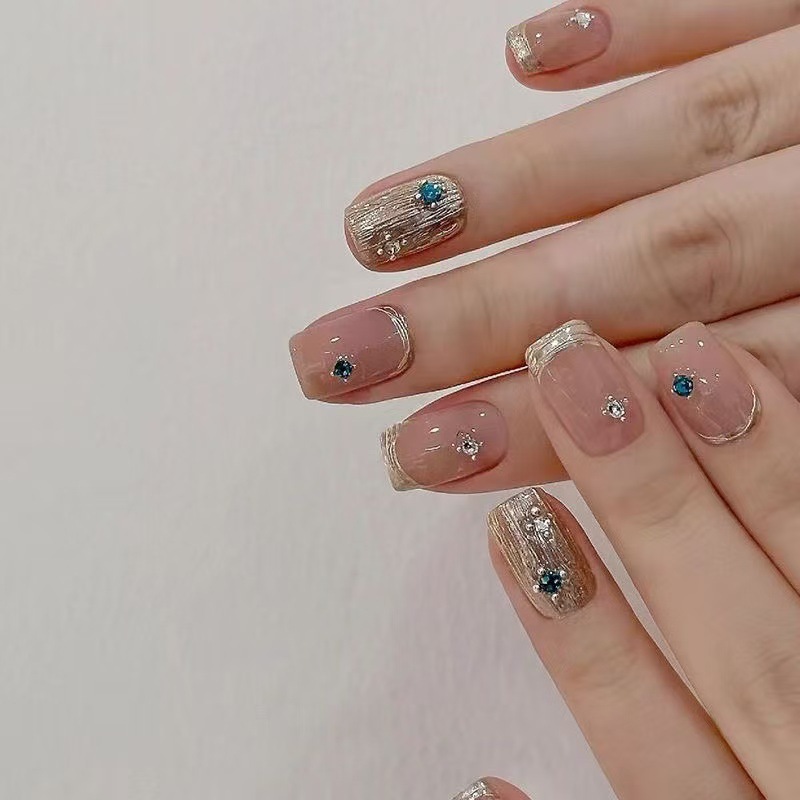 取り外し可能なフレンチアクリルネイル,手作りの偽の爪,光沢の - Nail Art Eye Cat のレビューと価格