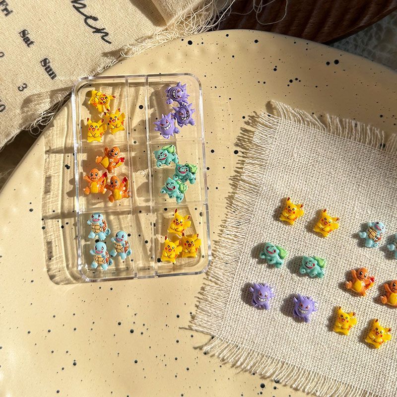 ポケモンネイルアートアクセサリー、かわいいミニ3Dゼニガメと - Nail Art Emerald のレビューと価格