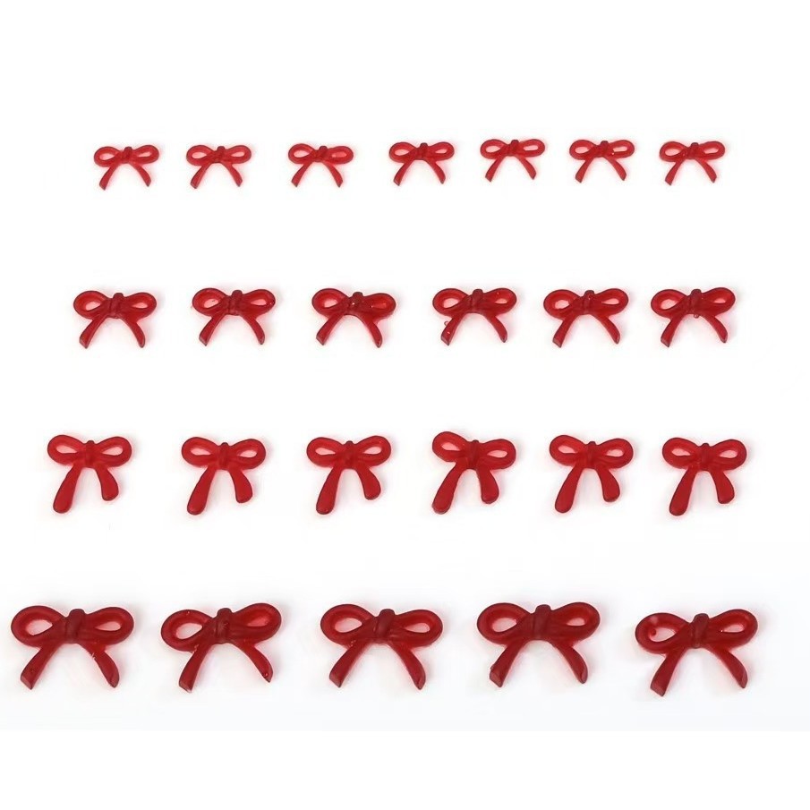 フランスワインレッドのリボンネイルアートアクセサリー、4種類 - Nail Art Red Wine のレビューと価格