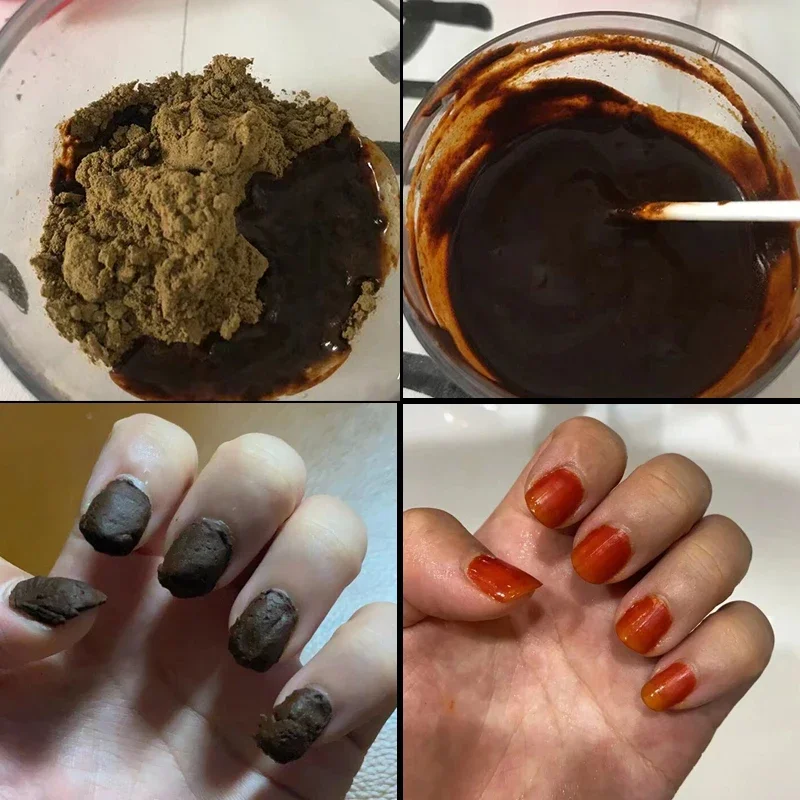 30g 天然植物ヘナネイル染料パウダー、長持ちするドライロー - Nail Art Red Wine のレビューと価格