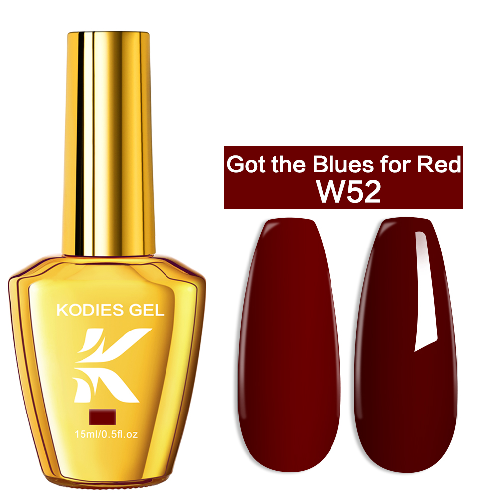 KODIES ジェルバーガンディレッドジェルネイルポリッシュ - Nail Art Red Wine のレビューと価格