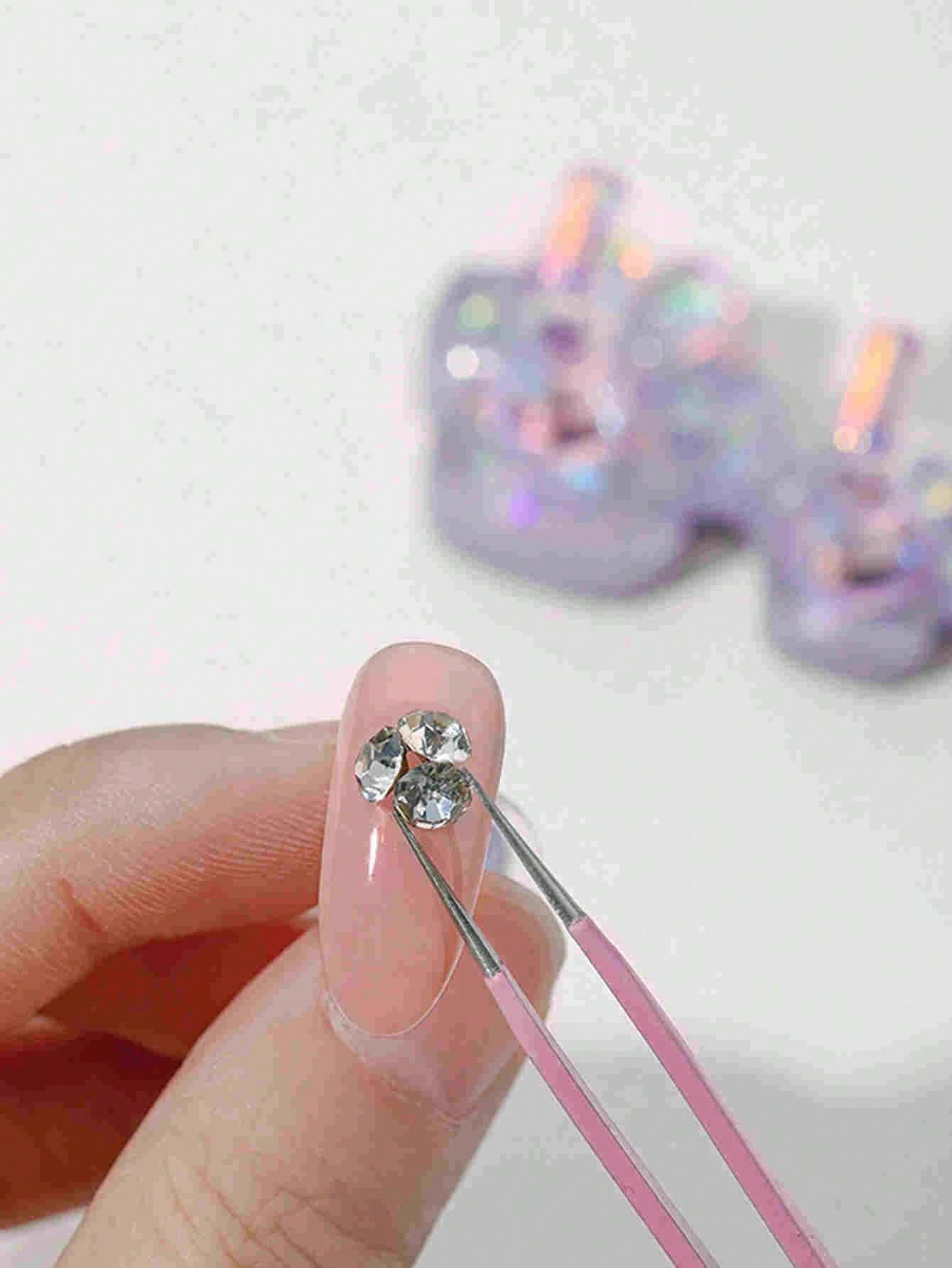 オーロラホログラフィックネイルチップディスプレイスタンド付き - Nail Art Rame のレビューと価格