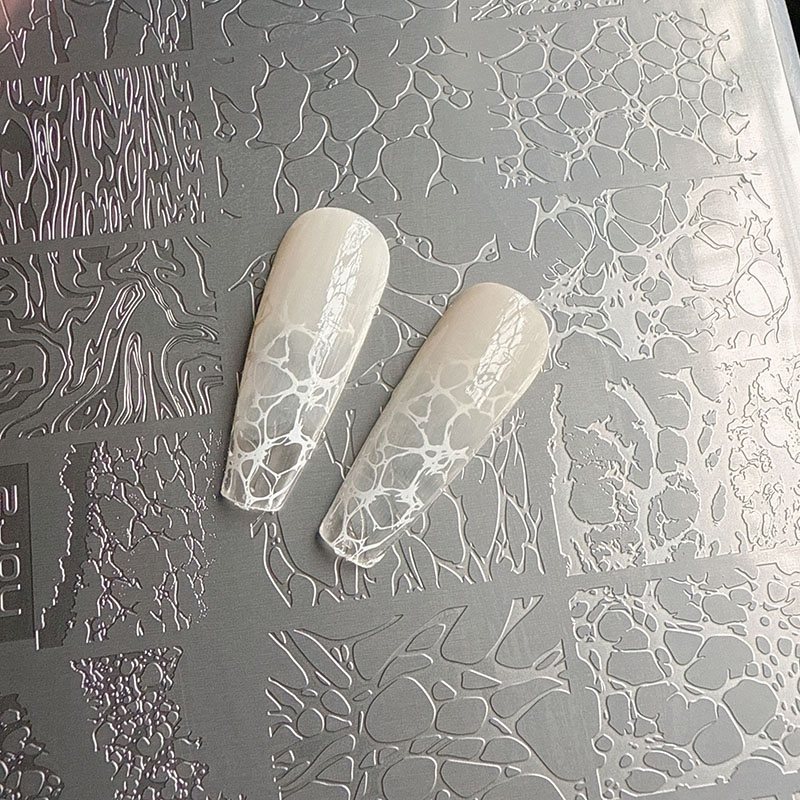 ネイルアートスタンピングプレート バブルテンプレートツール - Nail Stamping Plate のレビューと価格