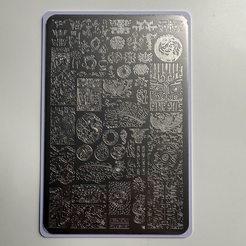 ネイルアートスタンピングプレート バブルテンプレートツール - Nail Stamping Plate のレビューと価格